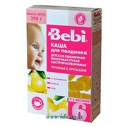 Каша Bebi мол для полдника пшеничная с Печеньем и Грушей 200г