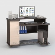 Компьютерный стол КС 20-12 (Венге/дуб молочный) Венге/дуб молочный фото