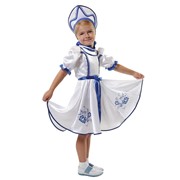 Карнавальный костюм для детей Вестифика Гжель для девочки детский, 104-110 см
