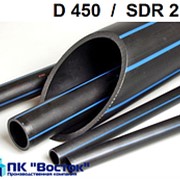 Труба ПНД 450 SDR 21 ПЭ 100 питьевая водопроводная фото