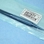 Титановый пинцет заострённый синий 140мм в стирильной упаковке