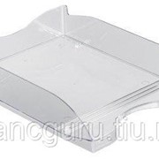 Подставки для документов Стамм Лоток для бумаг горизонтальный, прозрачный фото