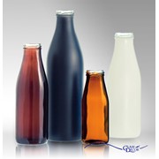 Окрашивание бутылок под молоко, соки и другие пищевые жидкости фото
