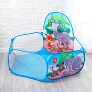 Палатка детская игровая - сухой бассейн для шариков «Зверята» без шаров