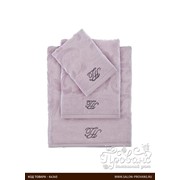 Подарочный набор полотенец для ванной 2 пр. Tivolyo Home BAROC хлопковая махра лиловый фото
