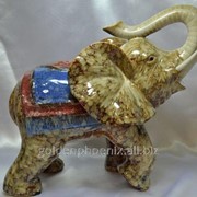 Статуэтка Слон фен-шуй керамика фотография