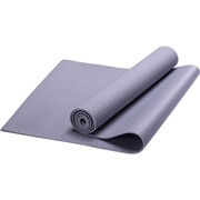 HKEM112-06-GREY Коврик для йоги, PVC, 173x61x0,6 см серый Спортекс фото