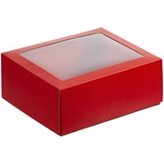 Коробка с окном InSight, красная фото