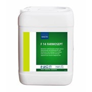 F 14 FARMOSEPT (Ф 14 ФАРМОСЕПТ) — Сильнощелочное дезинфицирующее пенное моющее средство без хлора pH 14,0, 10 фотография