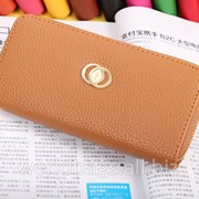 Женский стильный кошелёк 10420 коричневый фото