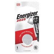 Батарейка Energizer, CR 2025, литиевая, 1 шт., в блистере, E301021601 фото