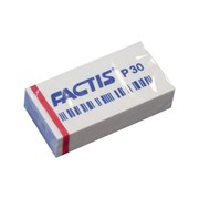 Резинка стирательная FACTIS P 30 (Испания), прямоугольная, 40х20х10 мм, мягкая, ПВХ, CPFP30, (30 шт.) фото