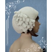 Шапка меховая из овчины (мутон) фото