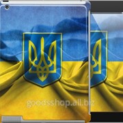 Чехол на iPad 2/3/4 Флаг и герб Украины 1 375c-25 фото