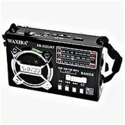 Радиоприемник 181731 Waxiba XB 322 URT (USB/TF/наушник/DC 5v/аккум/шнур/фонарь) б/блока пит.( 1 шт.)