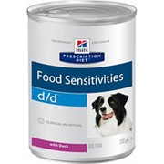 Hill’s PD 370г конс. d/d Food Sensitivities Влажный корм диета для взрослых собак при аллергии Утка фотография