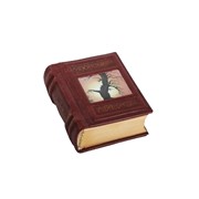 Миникнига в кожаном переплете, книга миниатюрная, изготовление, продажа фотография