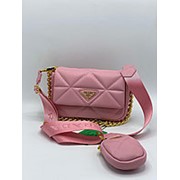 Женская сумка PRADA -(розовая) фотография