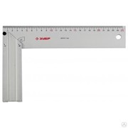 Угольник ЗУБР “ЭКСПЕРТ“ столярный, жесткое профилированное полотно, усиленная алюминиевая рукоятка, 250мм 34395-25 фото
