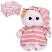 Мягкая игрушка «Кошечка Ли-Ли BABY», в полосатой пижамке, 20 см фотография