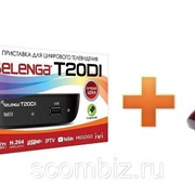 Цифровой ресивер Selenga T20Di (Эфирный DVB-T2/C, Dolby Digital)+ИК приемник внешний LF-DX8