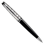 Waterman Шариковая ручка Waterman Expert Deluxe Black CT, толщина линии M, палладий Цвет корпуса Черно-серебристый фотография