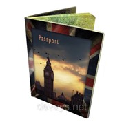 Стильна обкладинка на паспорт Лондонский Закат фото
