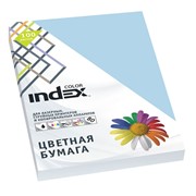 Бумага офисная Index Color, А4, 100 л, бледно-голубой, 80 г