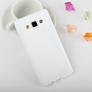 Чехол силиконовый S Line для Samsung Galaxy A5 A500H белый фотография