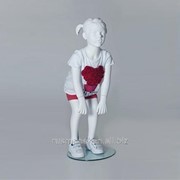Детский манекен девочка, 4 года, белый матовый / Kids-02W