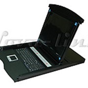 Консоль KVM 1U 16хRJ45 2хUSB touchpad 17“ IP KVM Netko 55668 фотография