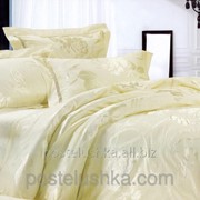 Комплект постельного белья шелковый жаккард La scala JT-10 Семейный фотография