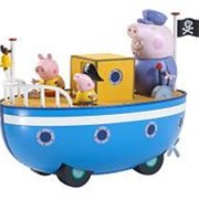 Набор Peppa Pig Grandpa Pig's Boat музыкальная лодка дедушки Пеппы +3 фигурки фото