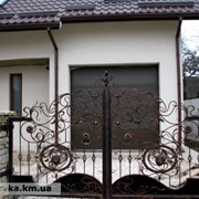 Кованые ворота 14 фото