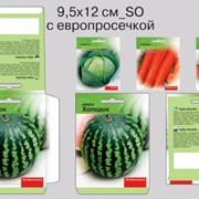 Упаковка с логотипом Пакеты для семян 9,5*12_SO см, петля фотография