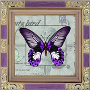 Набор для рисования стразами "Бабочка" Y6043