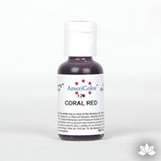 Гелевый краситель AmeriColor 21г. №143 (ex-№124) Коралловый Красный Coral Red фото