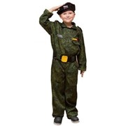 Карнавальный костюм для детей Фабрика Бока Спецназовец детский, 122-134 см фото
