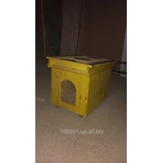 Будка для собаки утепленная,крашеная фото