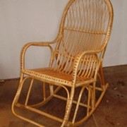 Кресло-качалка плетеное