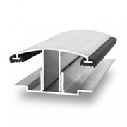 Алюминиевый профиль база + крышка 16-25 6м (серый) фотография
