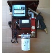 Минизаправка для солярки 220 Вольт, 35л/мин, с механическим счетчиком фото