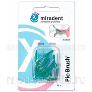 Miradent Pic-Brush запасные ершики (6 шт.) (зеленый) фото