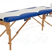Деревянный 2-х сегментный стол для массажа 2 цвета фотография