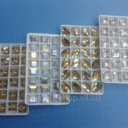 Стразы пришивные стекло 1уп - 24шт фото