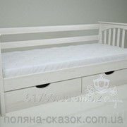 Кровать одноярусная Гармония White. Ясень. фото