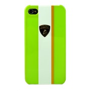 Крышка Lamborghini Gallardo для iPhone 4 зелёная фото