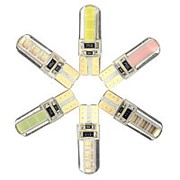 T10 W5W COB LED Авто Боковой клин габаритные огни Canbus без ошибок лицензионная лампа Soft Гель 2W 1 шт. фото