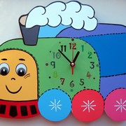 Часы настенные детские Паровозик фото