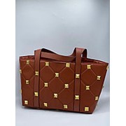 Женская сумка - VALENTINO коричневая фото